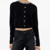 Fashion - Dollie Embellished Cashmere Cardigan - Black Sweaters & Knits