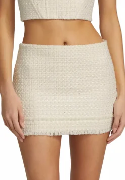 Hot - Ecenia Mini Skirt - Off White Mini Skirts