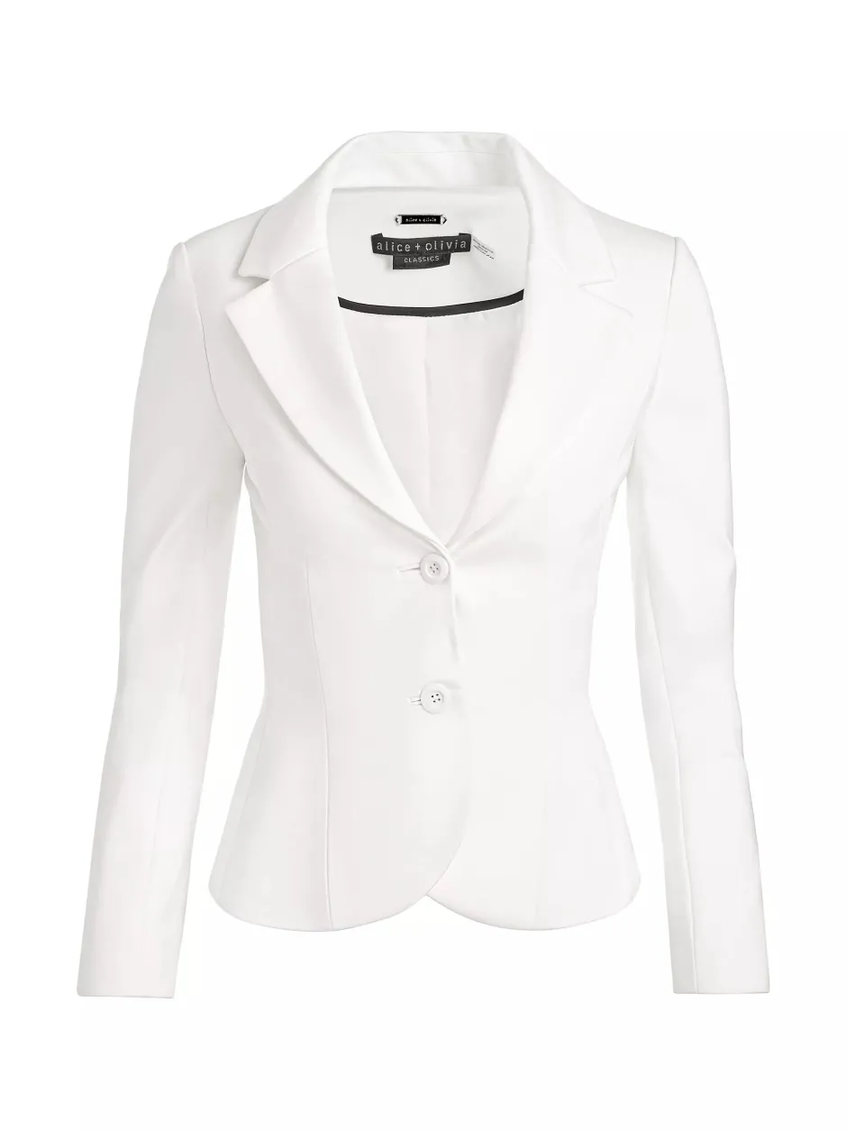 Clearance - Iana Sculpted Blazer - Off White Blazers