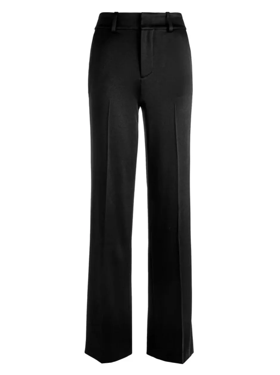 Fashion - Keaton H/R Straight Trouser - Black High-Rise | Pants