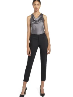 Fashion - Stacey Slim Trouser - Black Pants