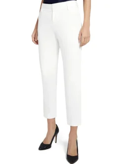 Clearance - Stacey Slim Trouser - Off White Pants