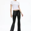 Best - Stacey Vegan Leather Pants - Black Flare | Pants