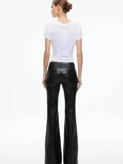 Best - Stacey Vegan Leather Pants - Black Flare | Pants
