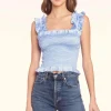 Clearance - Adelene Top - English Lavender Crop Tops