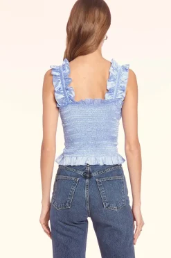 Clearance - Adelene Top - English Lavender Crop Tops