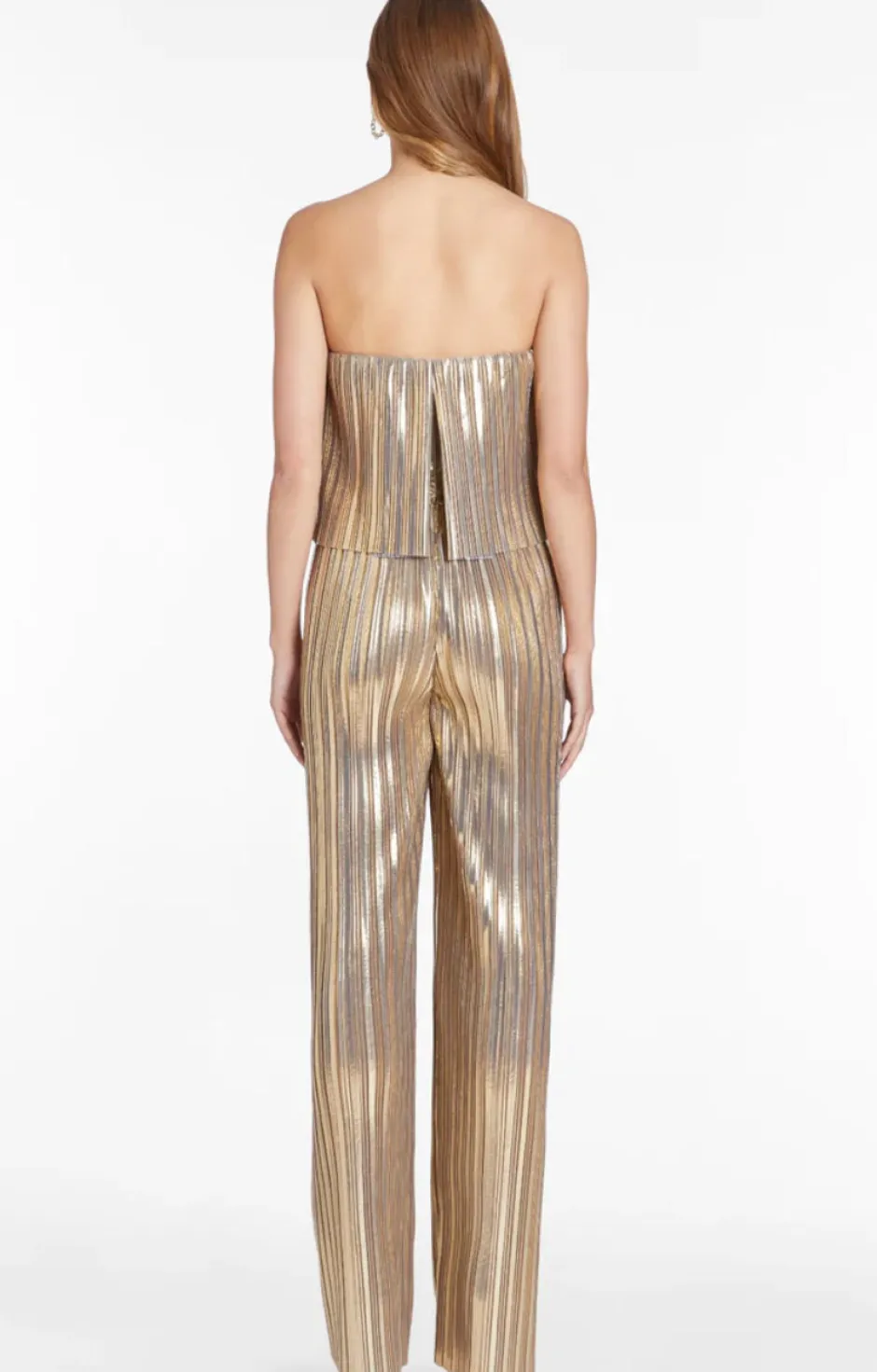 Clearance - Collina Jumpsuit - Gold Pants Jumpsuits