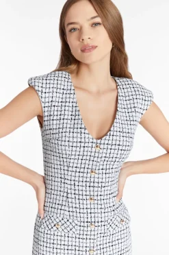 Hot - Ivana Dress - White/Black Dresses | Mini Dresses