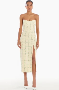 Fashion - Ivy Midi Dress - Yellow Midi | Midi Dresses