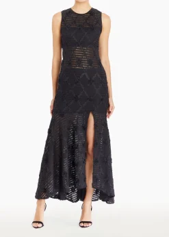 Outlet - Lauritta Dress - Black Long Dresses | Dresses