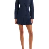 Clearance - Leighton Blazer Dress - Navy Dresses | Midi
