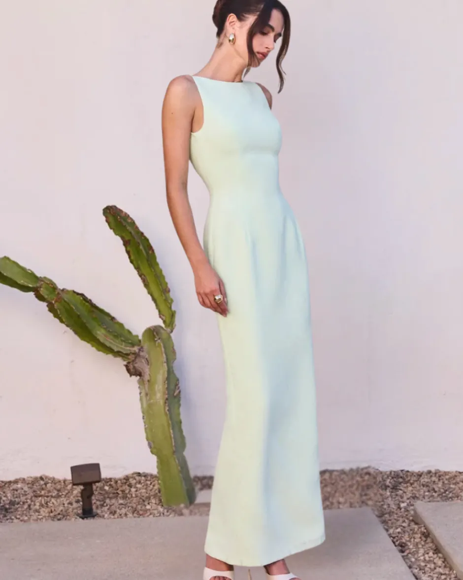 Fashion - Marbella Maxi - Mint Midi | Midi Dresses