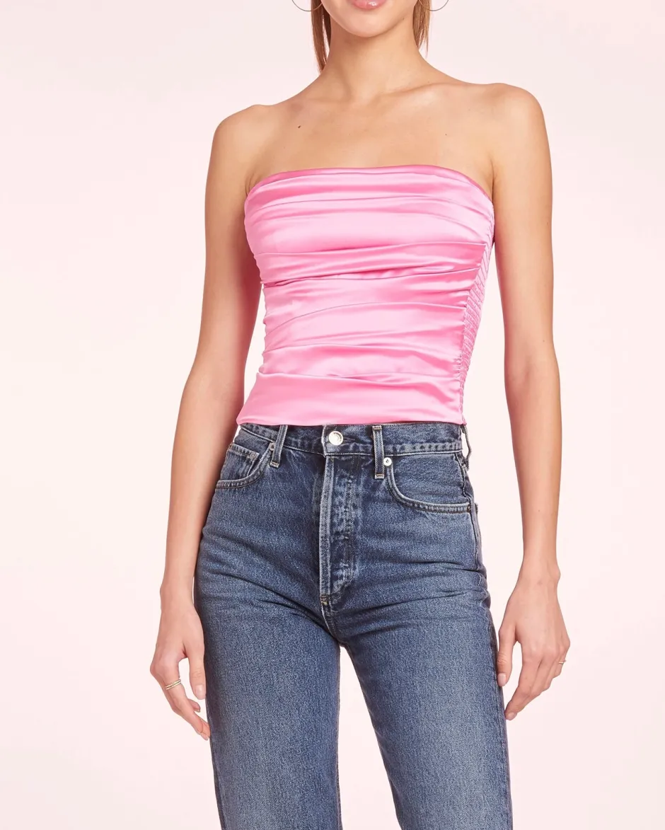 Fashion - Oscar Top - Macaroon Crop Tops