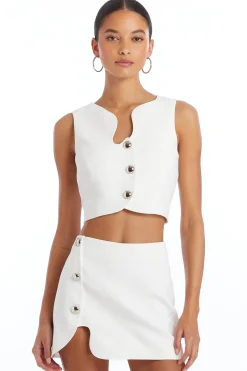 Discount - Puzzle Vest - Multiple Colors Crop Tops