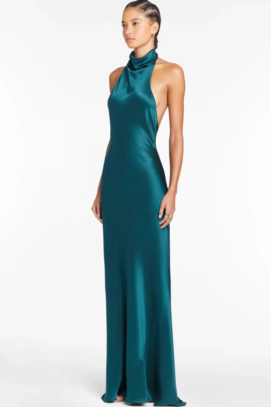 Clearance - Rainier Silk Gown - Conifer Dresses | Long Dresses