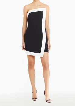 Fashion - Rhodes Dress - Black/Ivory Dresses | Midi