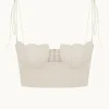 Online - Becca Top - Ivory Crop Tops