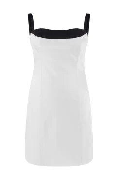 Clearance - Mini Dancer Dress - White/Black Mini Dresses | Dresses