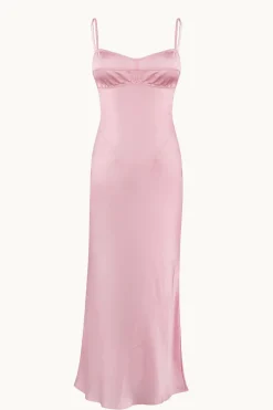 Discount - Waterlily Dress - Pink Midi | Midi Dresses