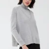Discount - Oversize Boxy V w/ Seam Detail - Meadow Sweaters & Knits