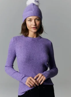 Best - Rib Crew - Hyacinth Sweaters & Knits