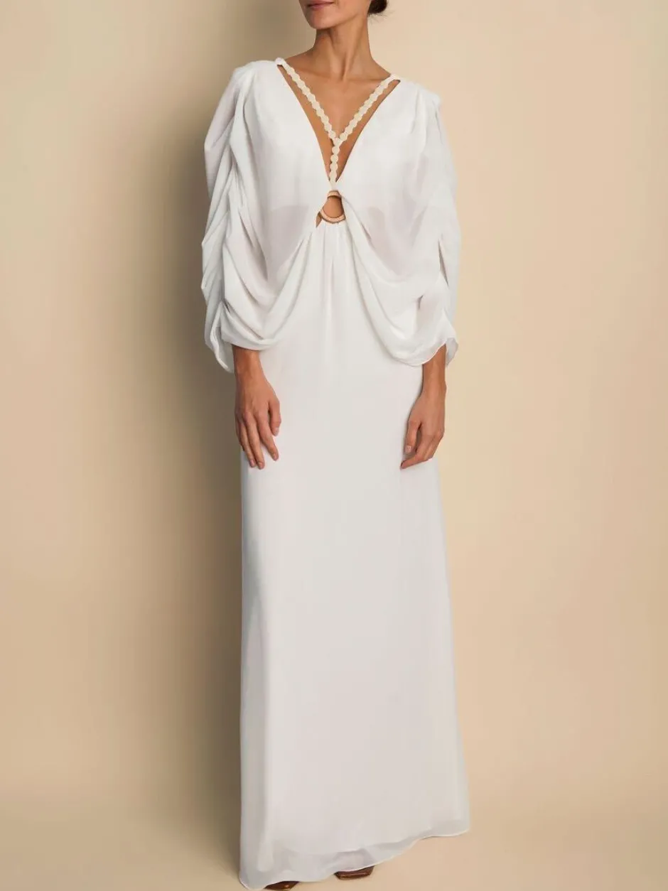Discount - Devi Dress - Ivory Long Dresses | Dresses