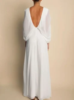 Discount - Devi Dress - Ivory Long Dresses | Dresses