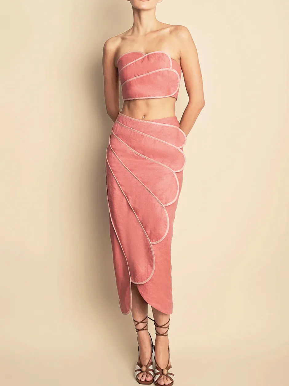 New - Sango Skirt - Blush Long Skirts