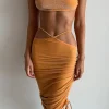 Outlet - Ariel Skirt - Orange Long Skirts