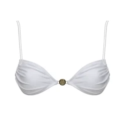 Outlet - Bloom Top - White Bikini