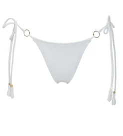 Fashion - Chain Bottom - White Bikini