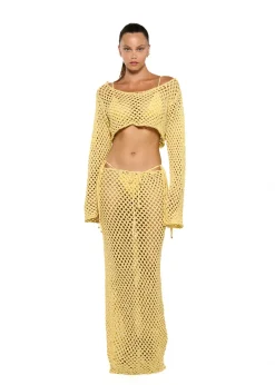 Sale - Magen Skirt - Daisy Yellow Coverups