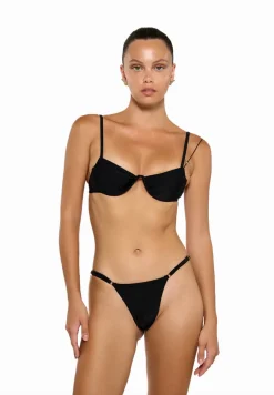 Discount - Milana Top - Black Bikini