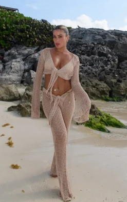 Clearance - Selena Top - Classic Beige Crop Tops
