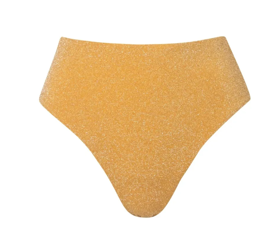 Online - Galo Bottom - Glossy Gold Bikini