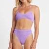 Fashion Bomd-Eye Australia - The Selena Crop - Lavender Bikini