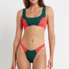 Fashion - Malibu Crop Top - Jewel Green Multi Bikini | Crop Tops