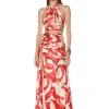 Clearance - Cleopatra Palm Set - Red Multi Dresses
