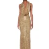 Discount - Iris Gown - Gold Dresses | Long Dresses