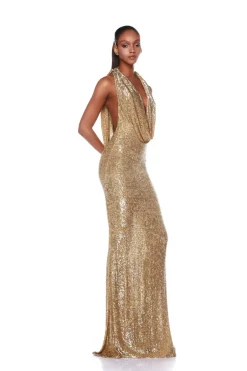 Discount - Iris Gown - Gold Dresses | Long Dresses