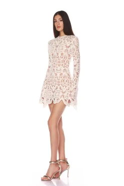 Fashion - Marley Crochet Mini Dress - White Mini Dresses | Dresses