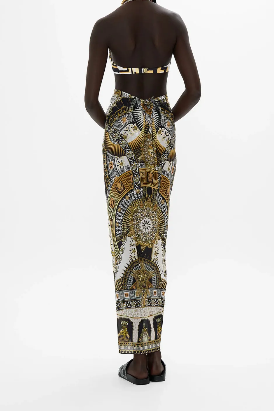 Outlet - Long Sarong with Clip - Temples Of Dendara Coverups