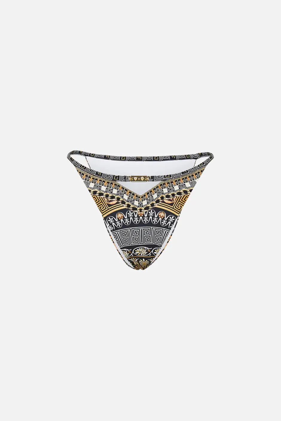 Outlet - Pant With Cut Out And Trim - Temples Of Dendara Bikini