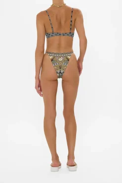 New - Underwire Bra With Cut Out and Trim - Temples Of Dendara Bikini