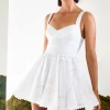 Outlet - Birdie Short Dress - Ivory Mini Dresses | Dresses