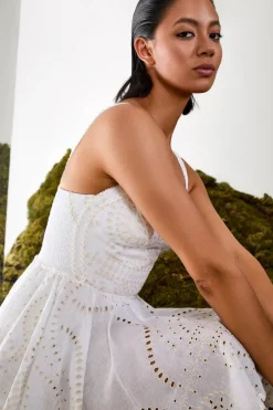 Outlet - Birdie Short Dress - Ivory Mini Dresses | Dresses