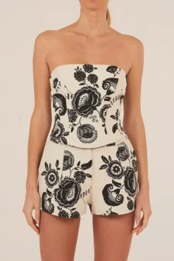 Discount - Bustier Ivit - White Jac Crop Tops