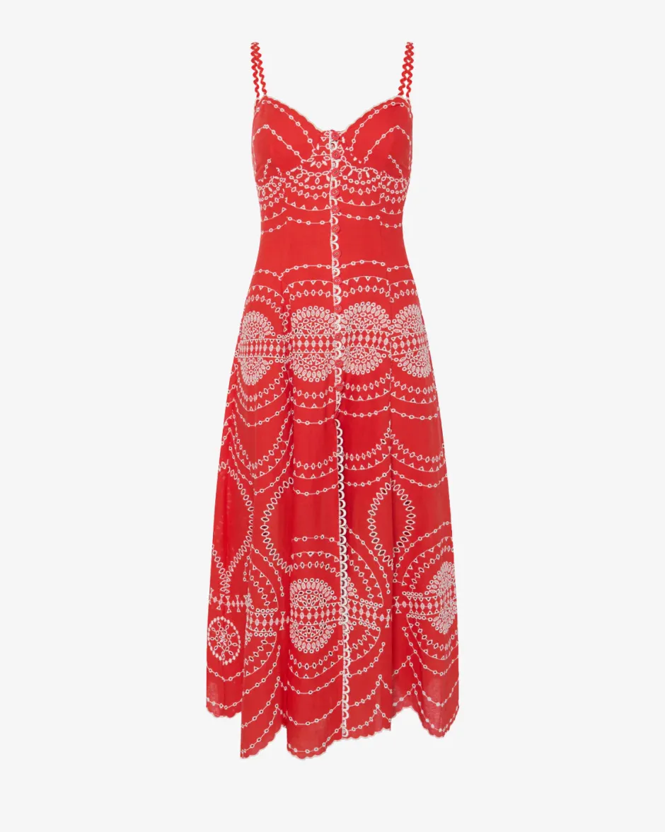 Discount - Catta Long Dress - Red Long Dresses | Dresses