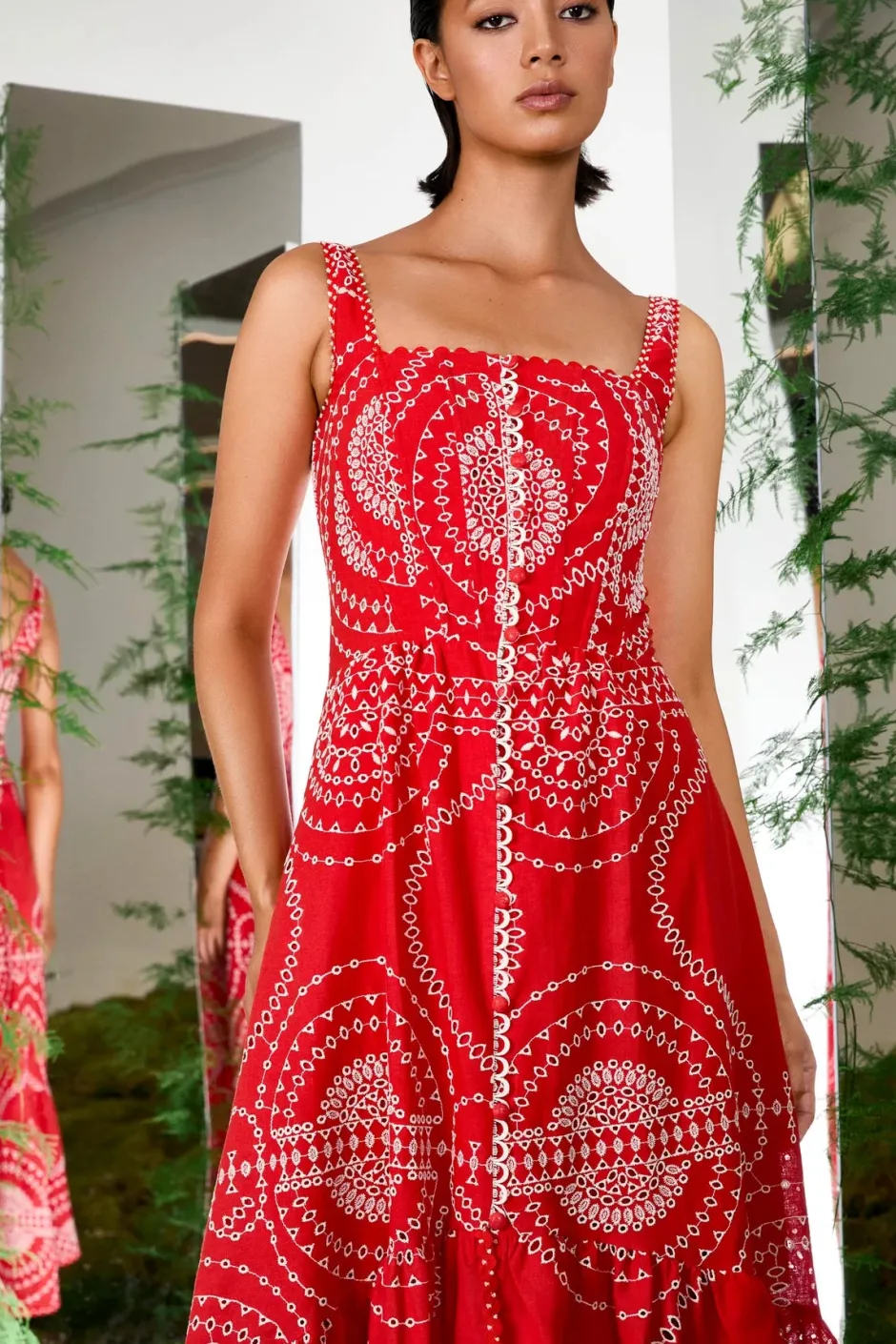 Fashion - Greba Long Dress - Red Long Dresses | Dresses