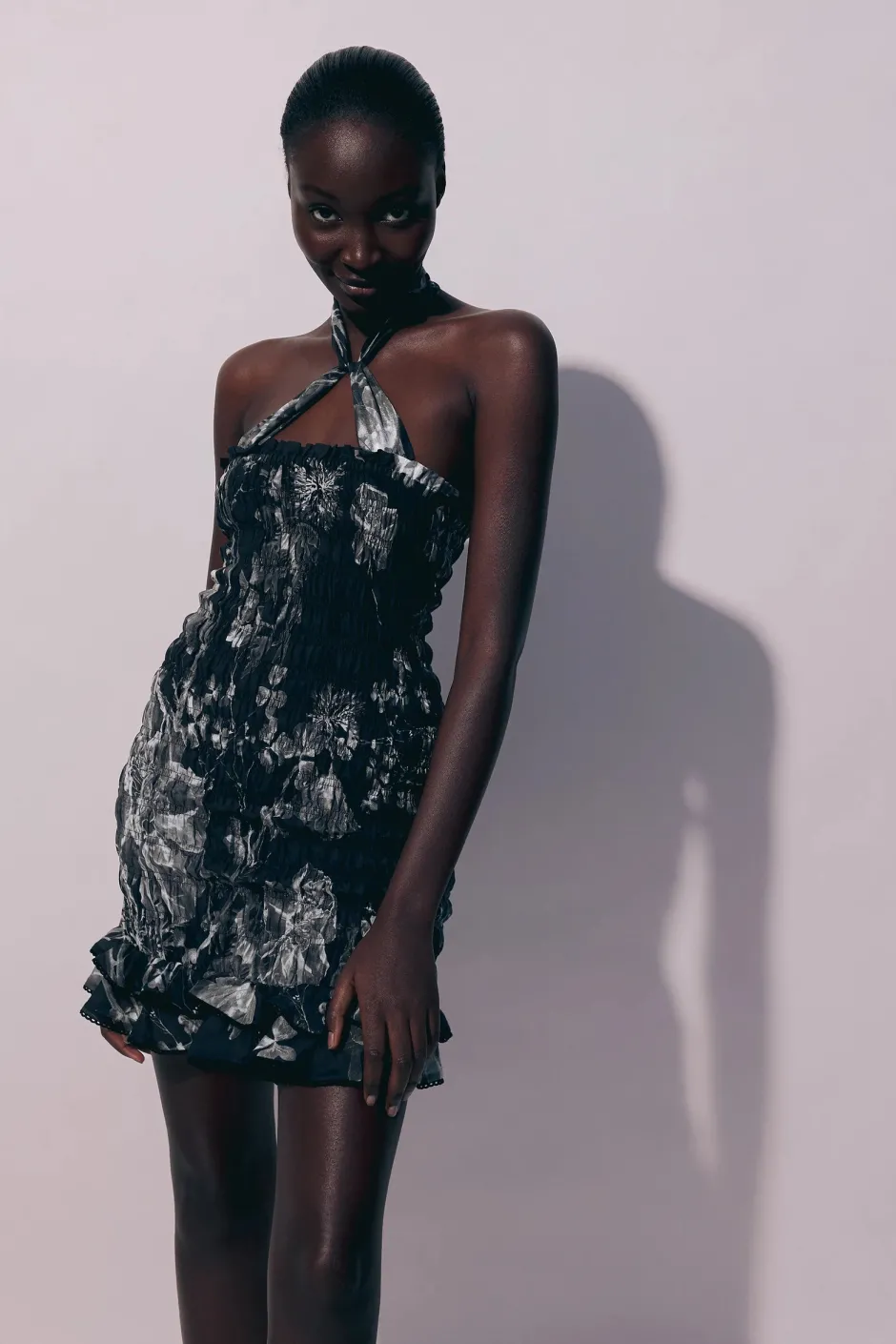Outlet - Lexy Short Dress - Black/White Dresses | Mini Dresses